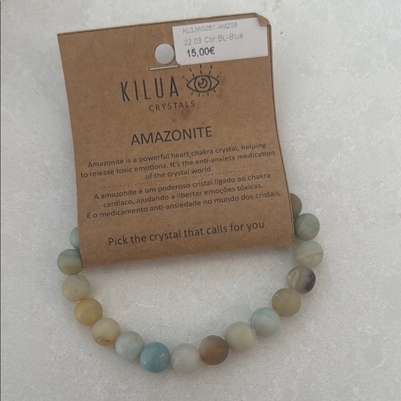 Amazonite Bracelet - Blue and Green - Picture 1 of 1